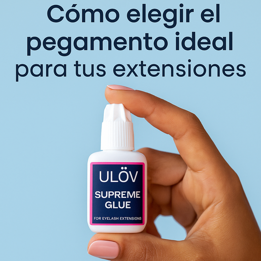 🧴 Cómo elegir el pegamento ideal para tus extensiones de pestañas