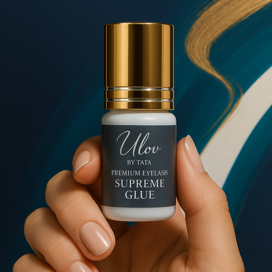 Supreme Glue ULOV- adhesivo profesional de secado rápido para pestañas.